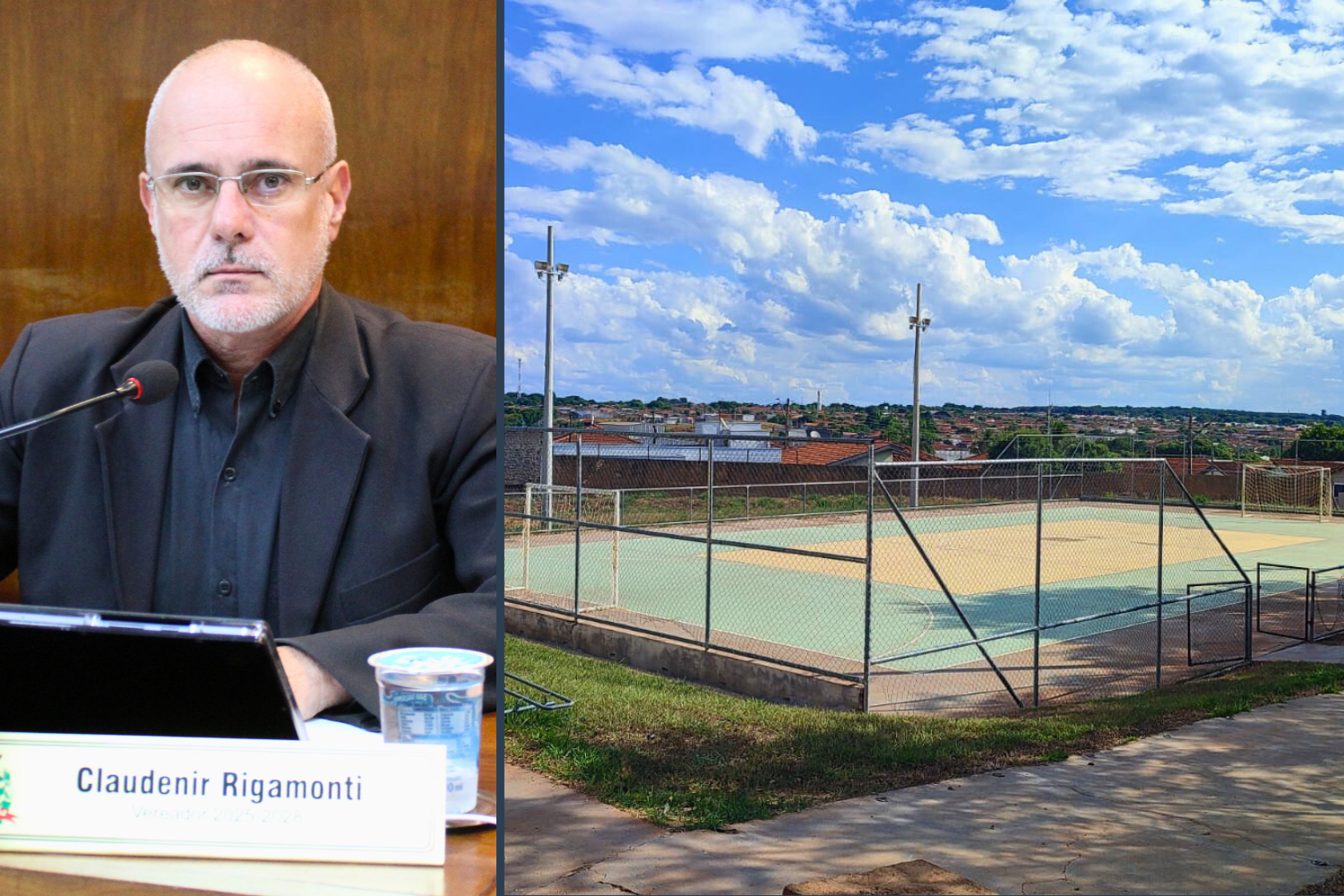 Vereador Kall Rigamonti solicita ao Executivo Municipal diversas benfeitorias na Quadra Poliesportiva "Vereador Everaldo Solin" no Jardim Canaã