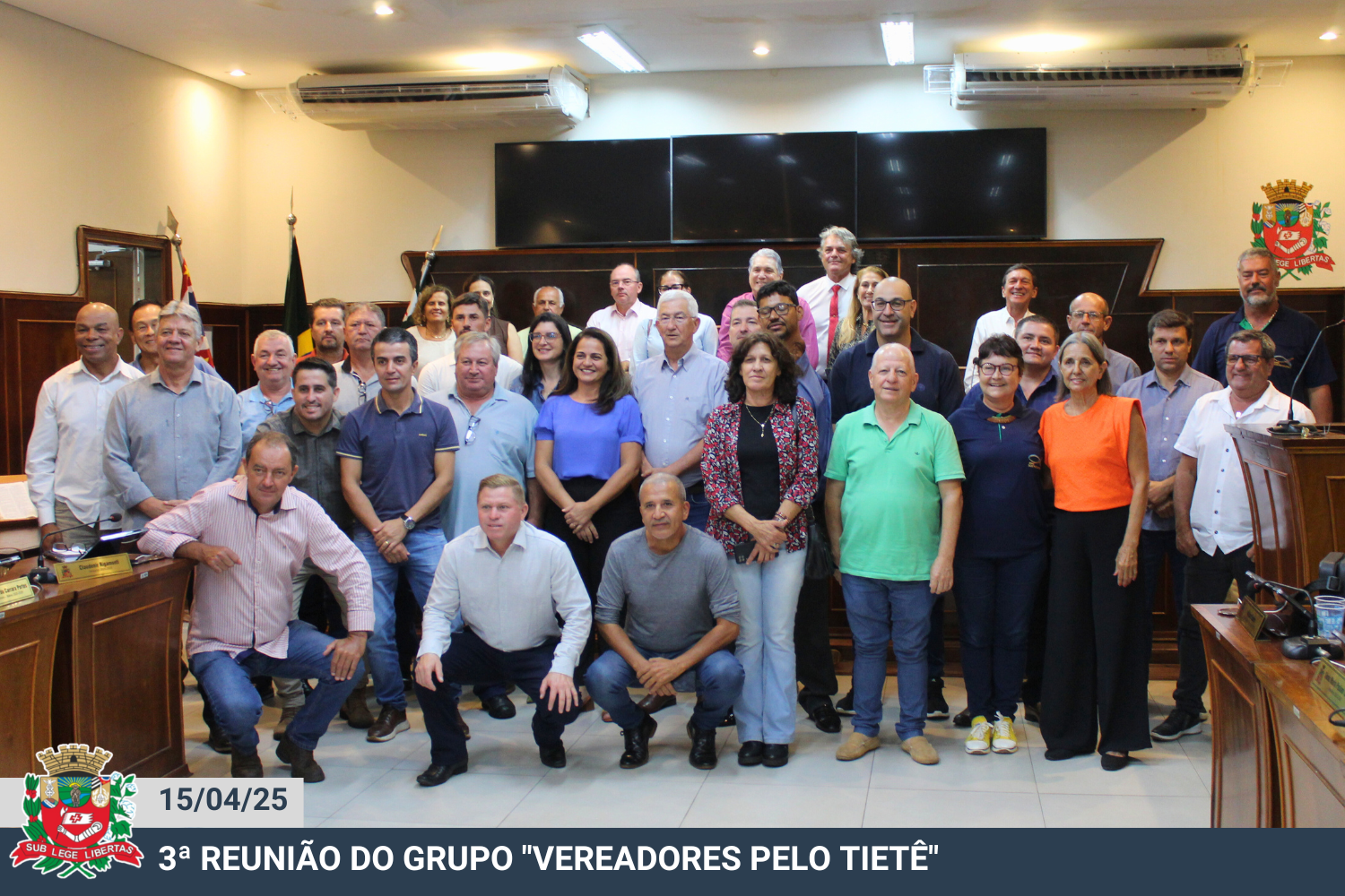 Legislativo Municipal sediou 3ª reunião do grupo "Vereadores pelo Tietê" na última terça-feira