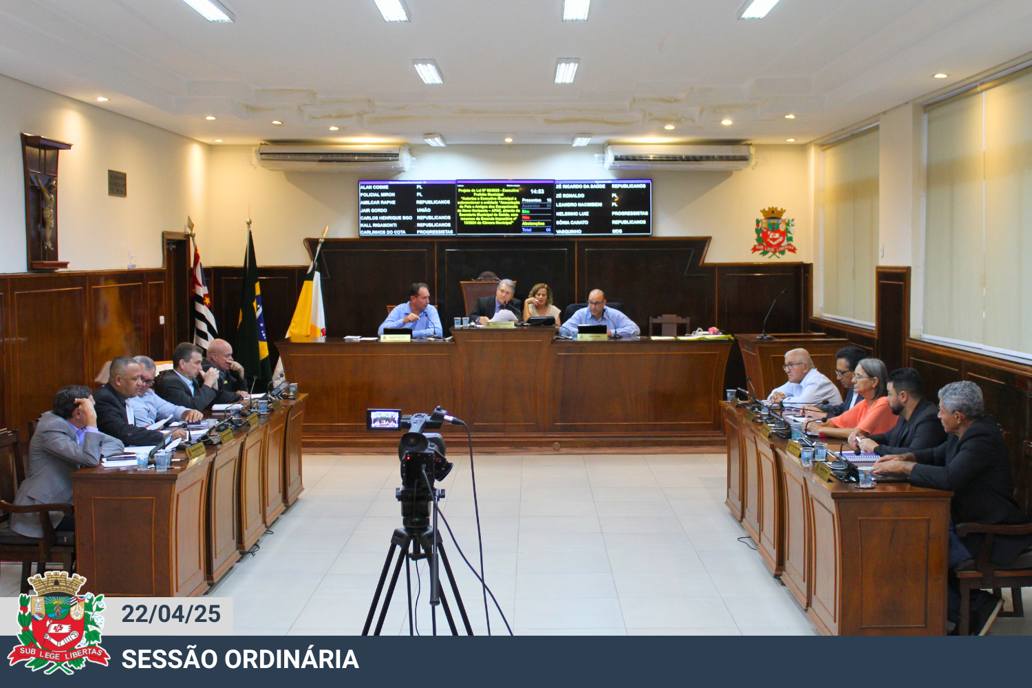 Confira a deliberação dos Projetos de Lei previstos na pauta da sessão ordinária de 22 de abril