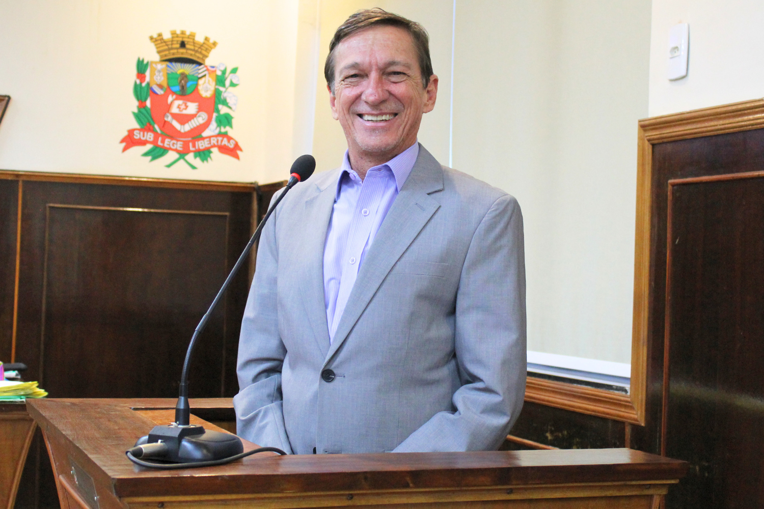 Vereador Vasquinho apresenta Moção de Aplausos ao Rotary Clube de Novo Horizonte em reconhecimento aos 70 anos de fundação