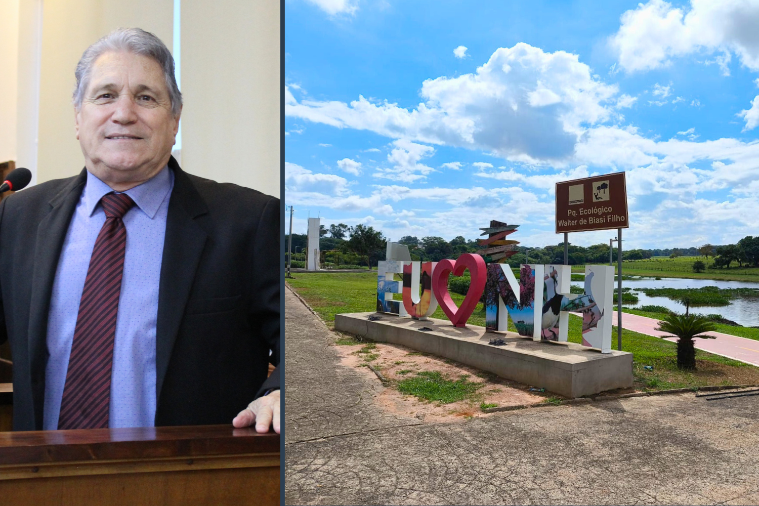 Vereador Nelsinho Luiz solicita ao Executivo Municipal instalação de câmeras de segurança na Lagoa Municipal com acesso público às imagens em tempo real