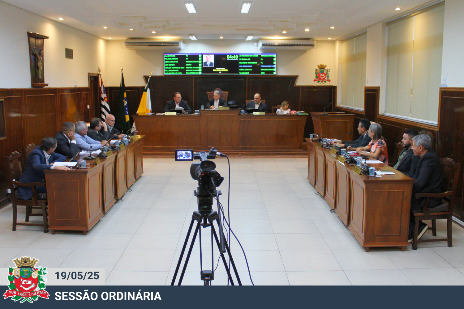 Confira a deliberação dos Projetos previstos na pauta da sessão ordinária de 19 de maio