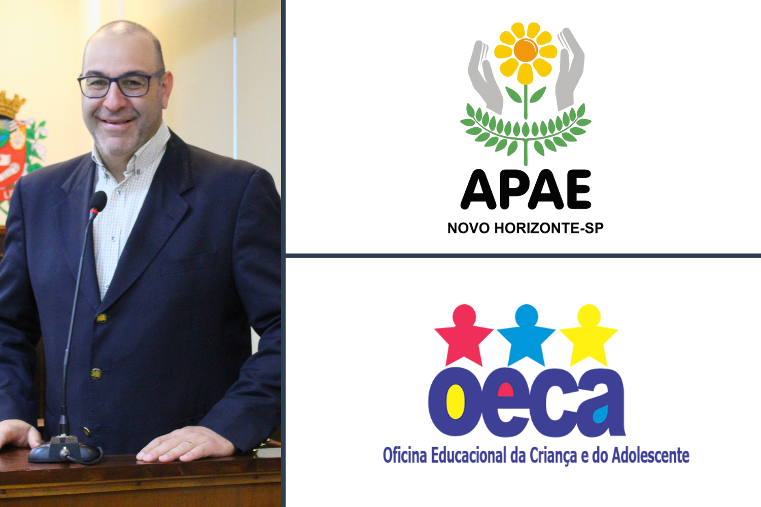 Vereador Amilcar Raphe solicita doações de material esportivo para as instituições OECA e APAE de Novo Horizonte