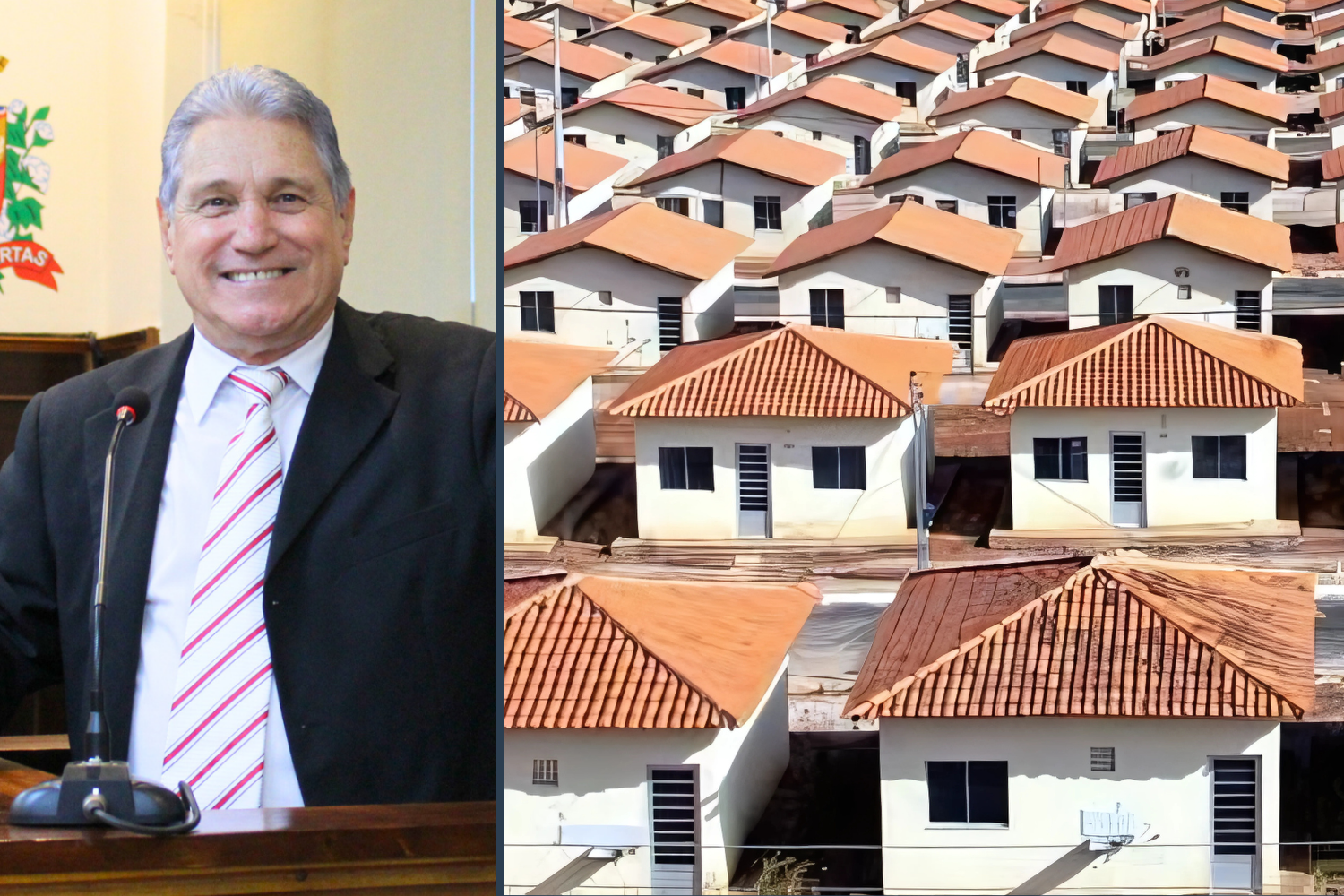 Vereador Nelsinho Luiz solicita ao Executivo Municipal informações sobre a construção das 50 casas do programa "Minha Casa Minha Vida"