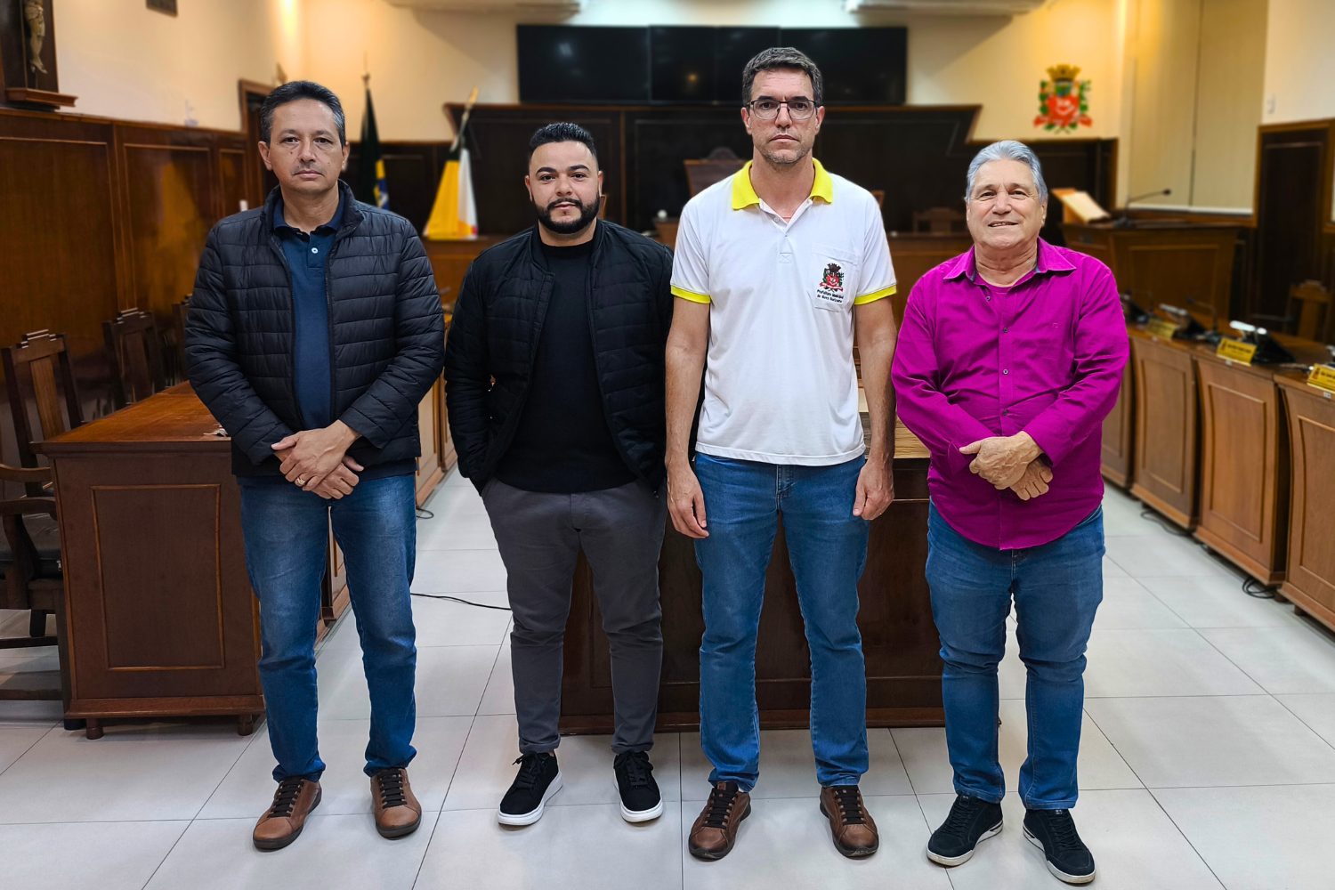 Vereadores Alan Cosme, Nelsinho Luiz e Zé Ronaldo participaram da Audiência Pública sobre as Metas Fiscais do 1º quadrimestre de 2025 realizada pela Prefeitura na Câmara