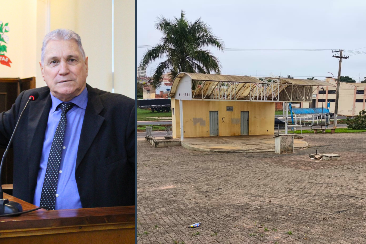Vereador Nelsinho Luiz solicita ao Executivo Municipal reforma da Praça da Bíblia no Jardim América