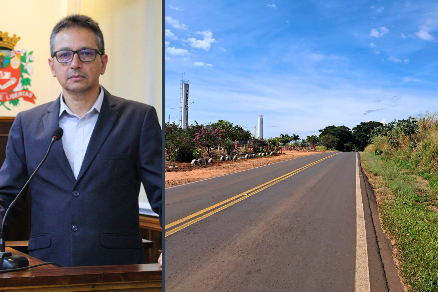 Vereador Zé Ronaldo solicita ao Executivo Municipal construção de um trevo de acesso ao Condomínio Sol Nascente 