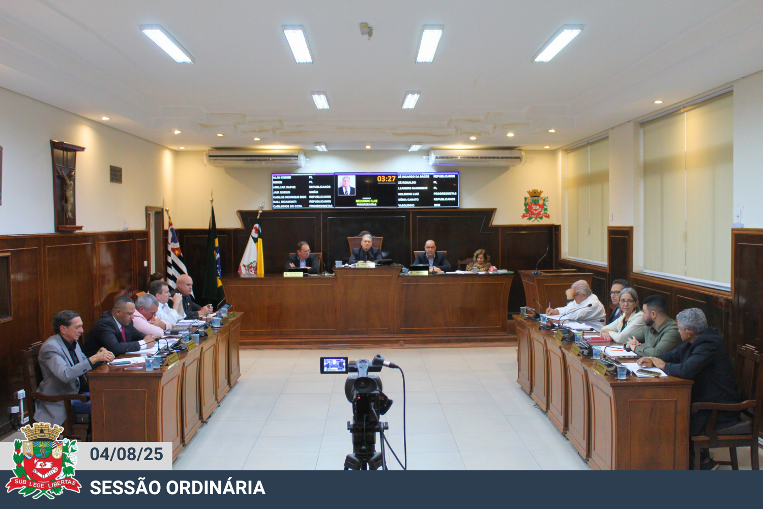 Confira a deliberação dos Projetos previstos na pauta da sessão ordinária de 4 de agosto