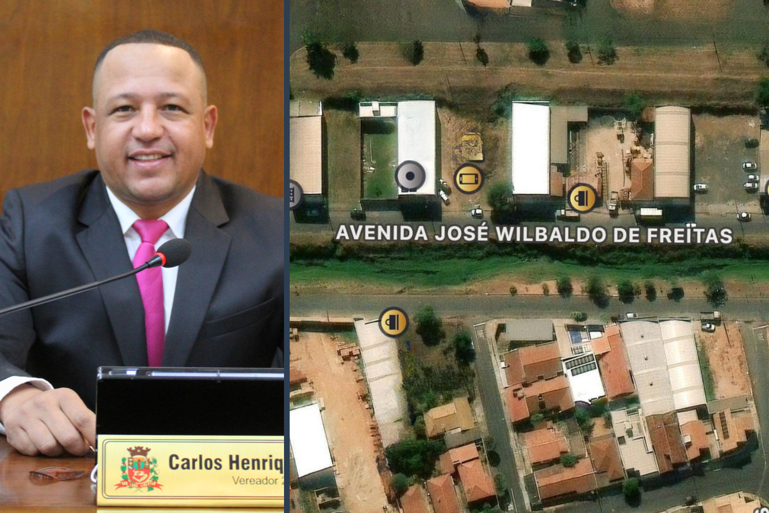 Vereador Carlos Henrique BGO solicita ao Executivo Municipal recape na Avenida José Wilibaldo de Freitas