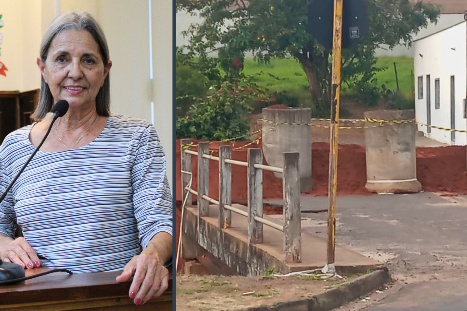 Diretoria de Obras e Serviços Públicos responde à Vereadora Sonia Canato sobre o projeto para a reconstrução da ponte que dá acesso aos bairros Vila Mariana e Jardim Popular