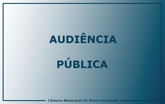 Câmara realizou audiência pública sobre o Plano Plurianual para o Quadriênio de 2018 a 2021